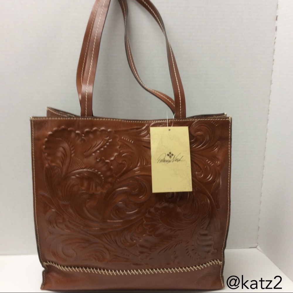 Patricia Nash Toscano Tooled Tote Bag